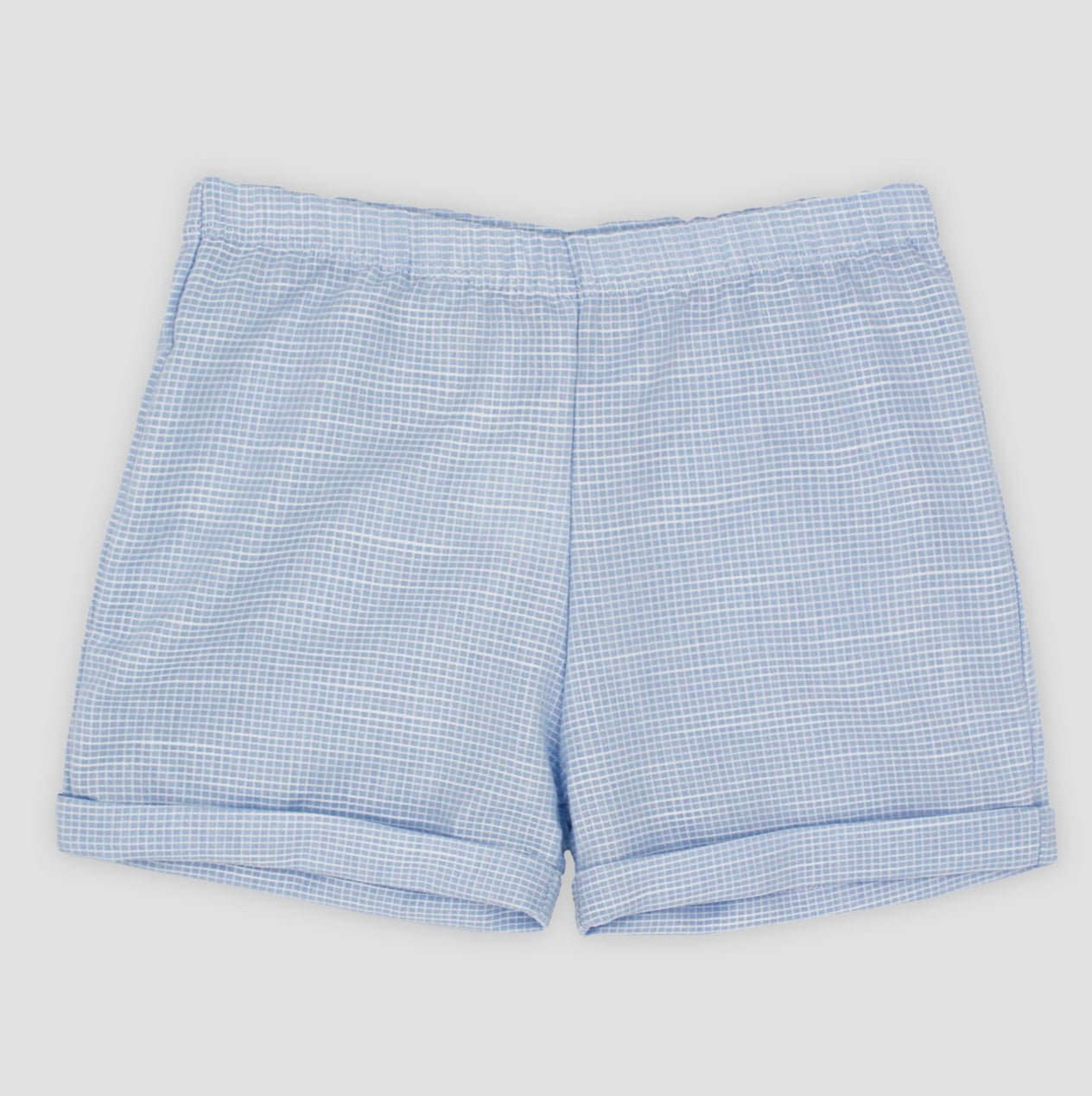 Rapife boys blue & white shirt and Bermuda short set