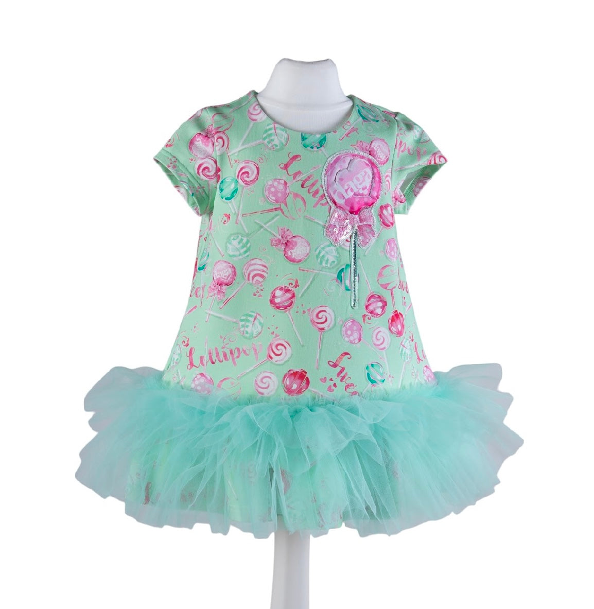 Daga more sugar mint green tulle dress