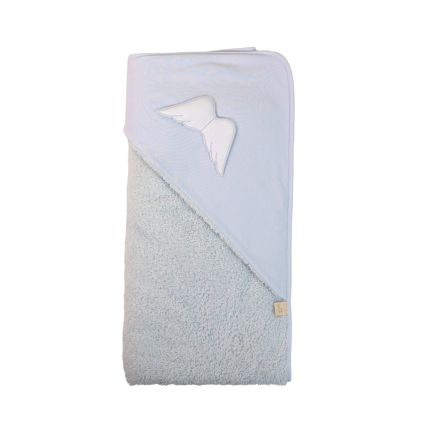 Baby gi angel wing blue hooded bath towel
