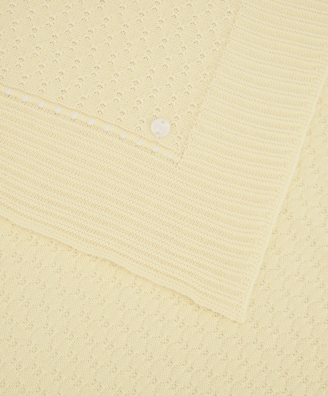 PRE ORDER - Paz yellow knit blanket