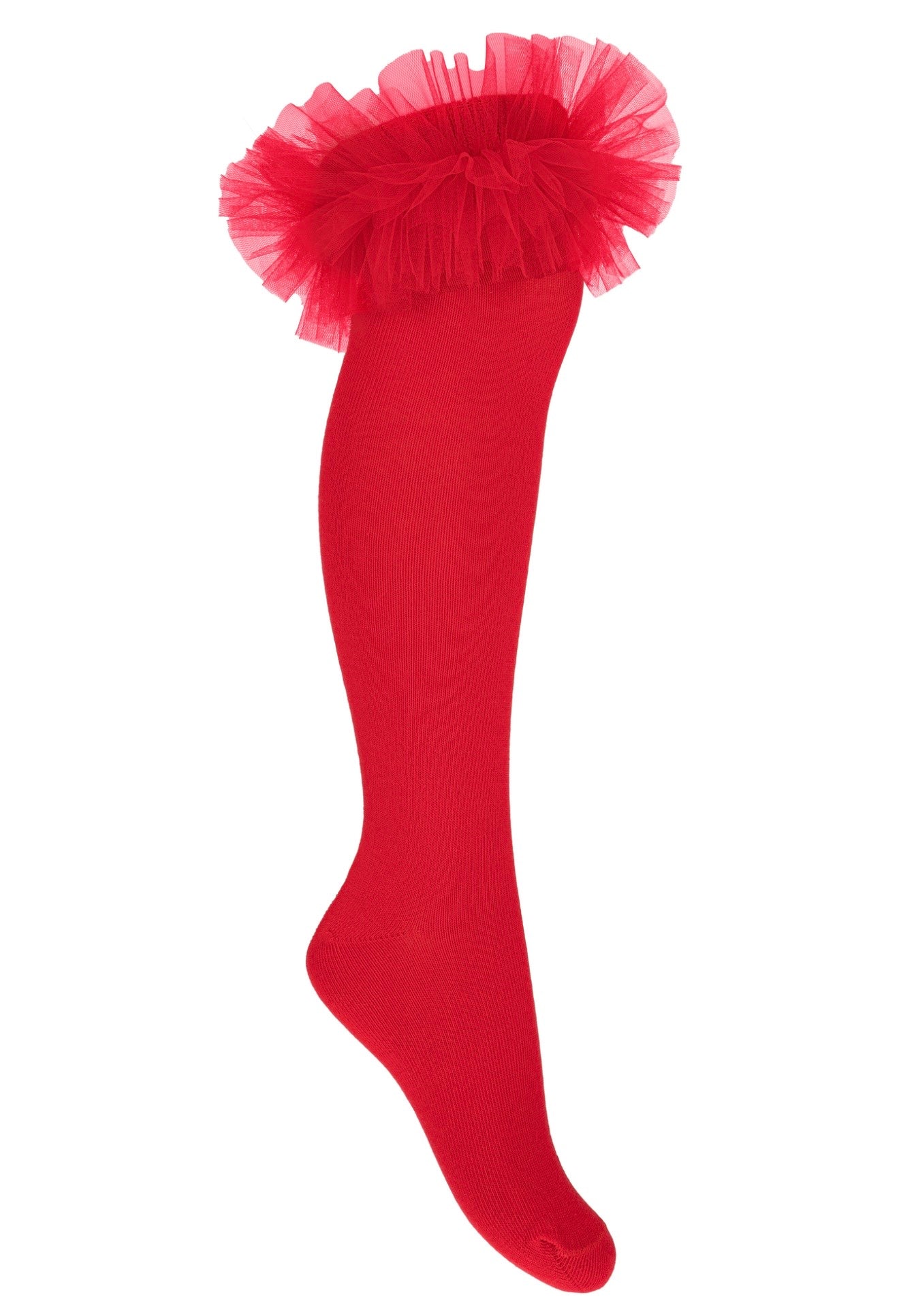 PRE ORDER - Daga ‘mini prima’ red tulle socks