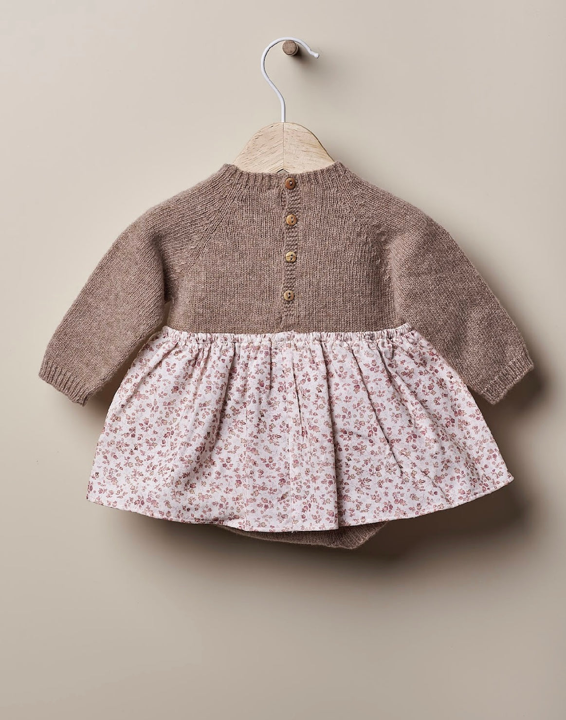 Wedoble brown floral romper