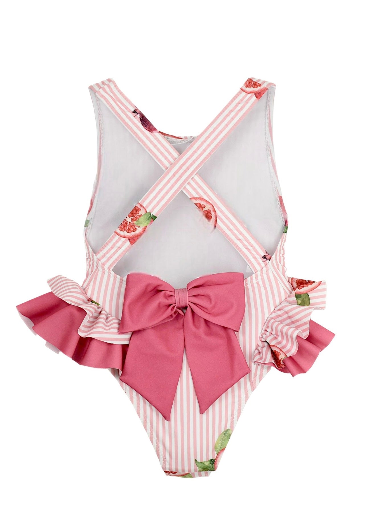 PRE ORDER - meia pata pomegranate ‘Bahamas’ frilled swimsuit