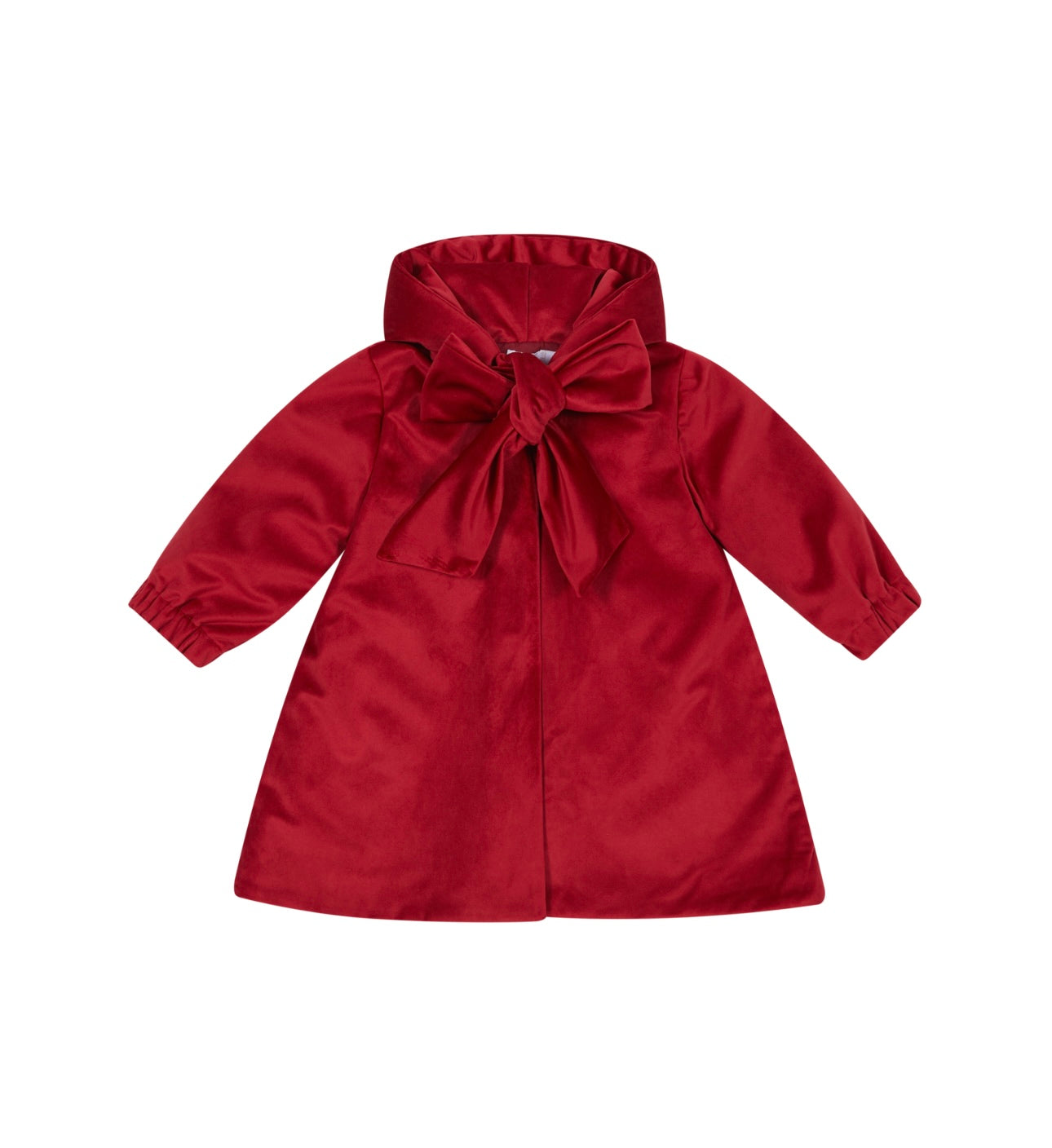 Deolinda red bow coat