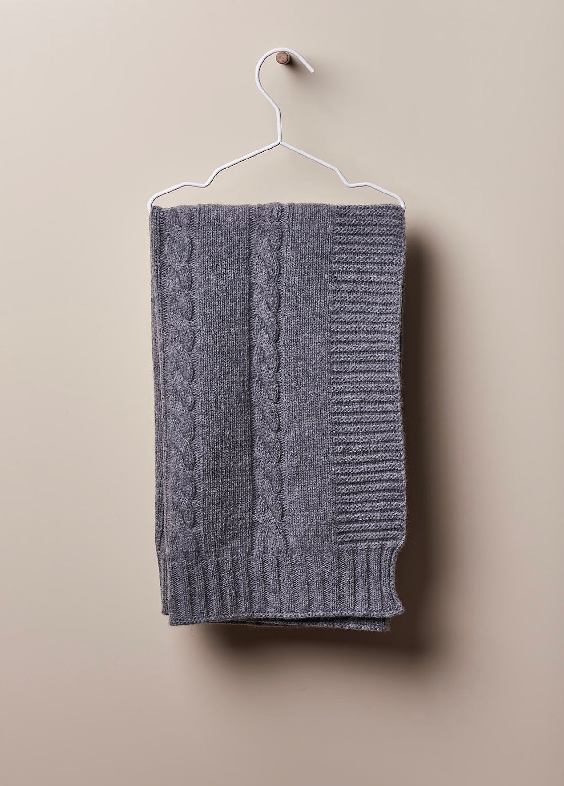 Wedoble grey wool blanket