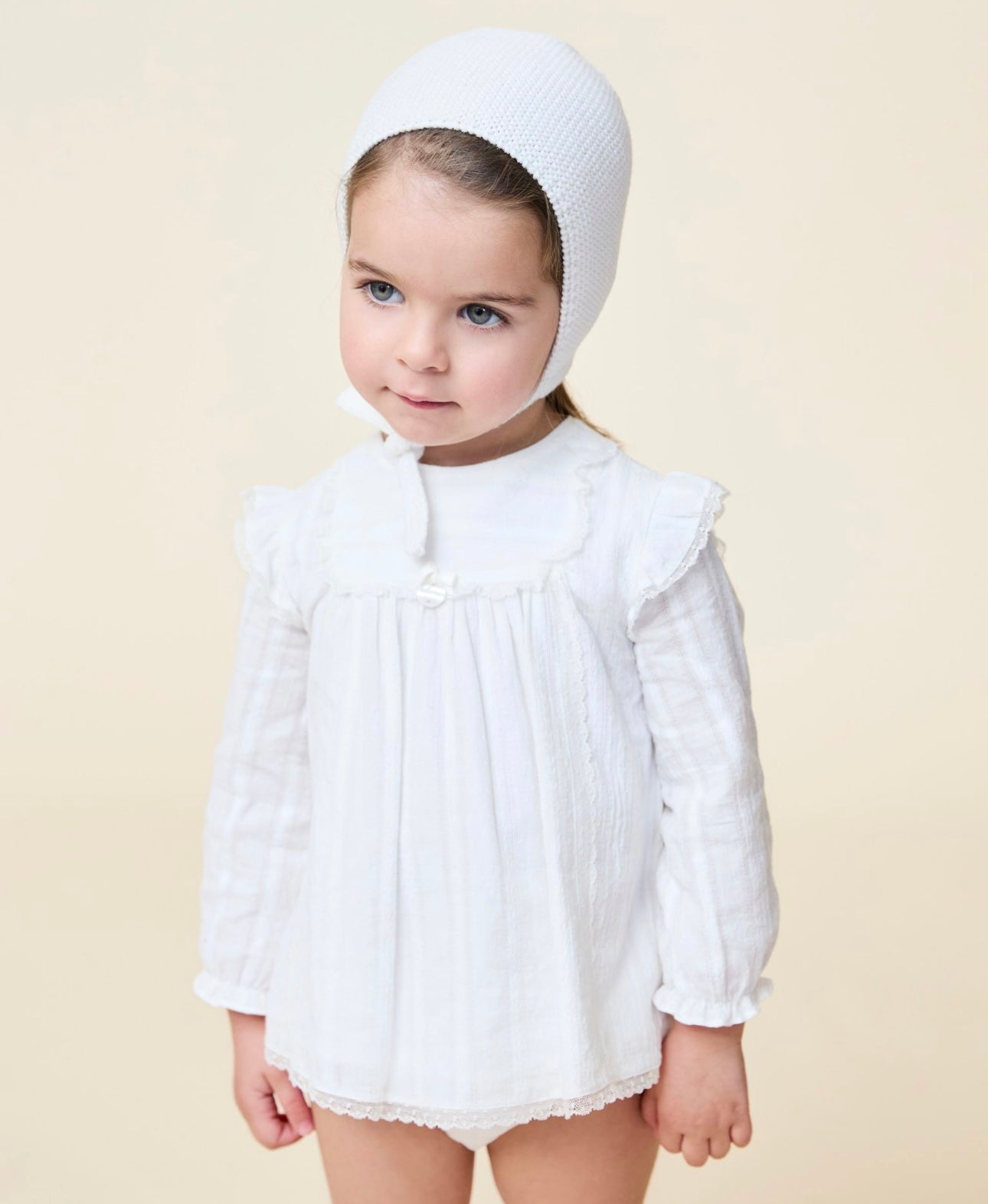 Martin Aranda white lace dress & pant set