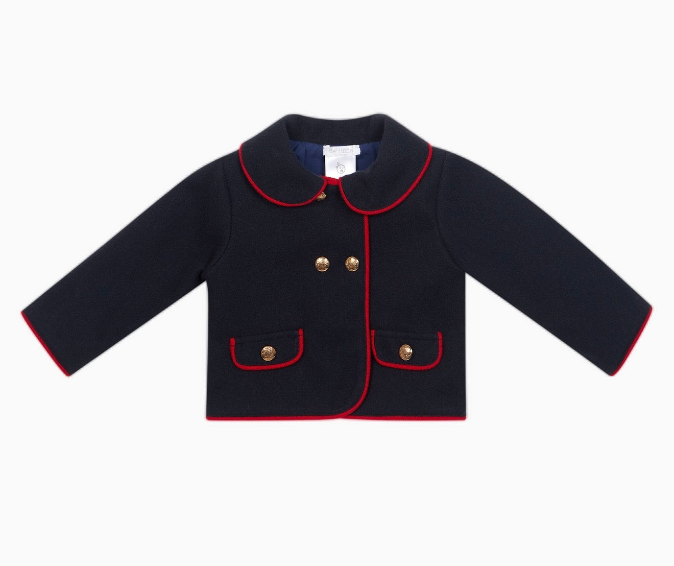 PRE ORDER - Deolinda navy and red piped jacket