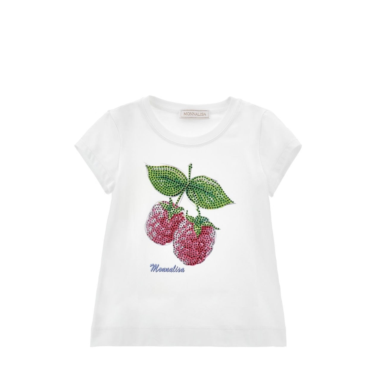 Monnalisa pink fruits sporty jacket 3 piece set