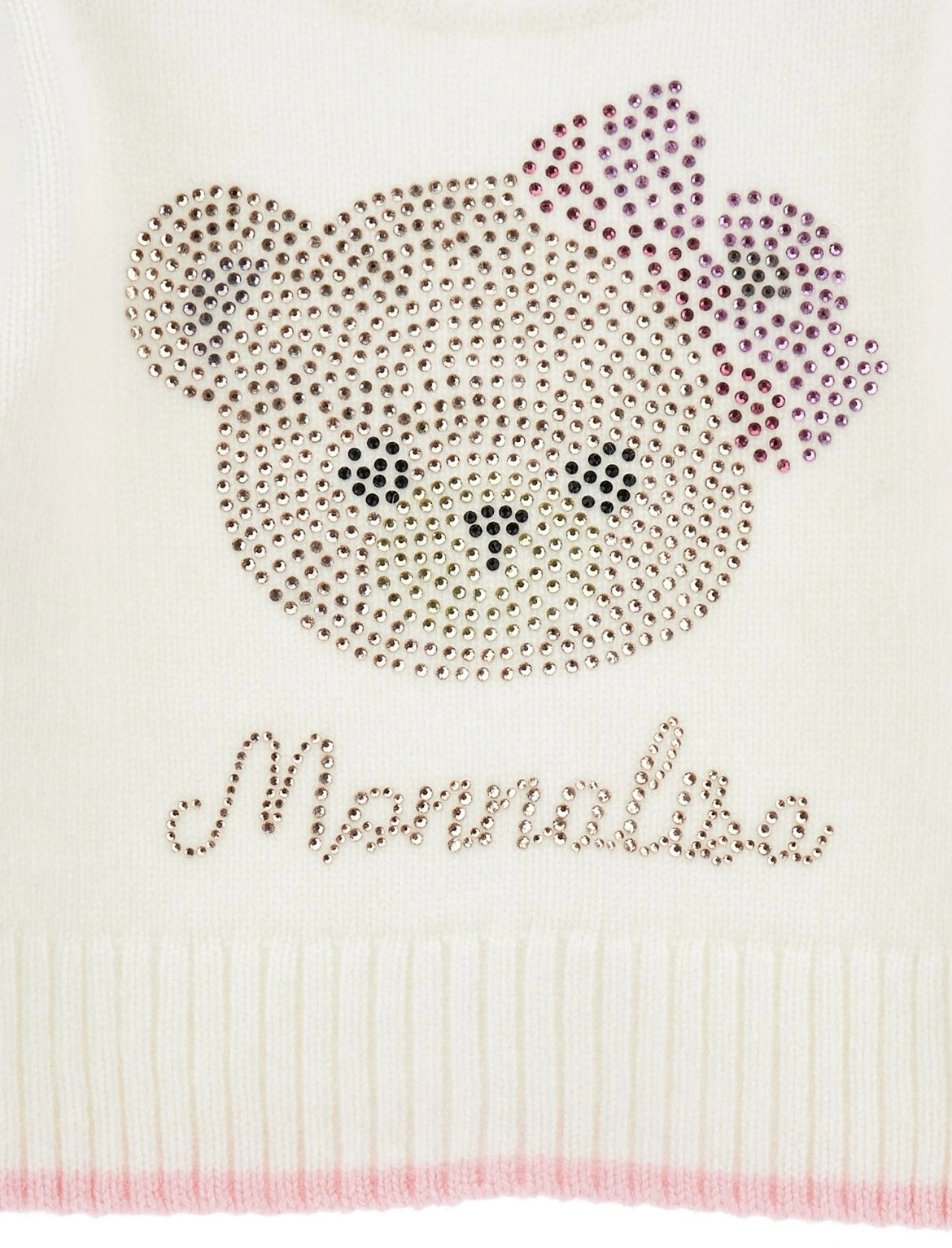 monnalisa cream teddy jumper