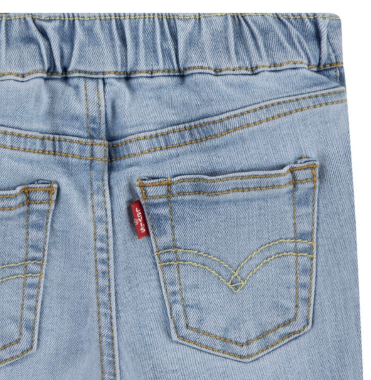 Levi’s yellow western bear T-shirt & denim short set