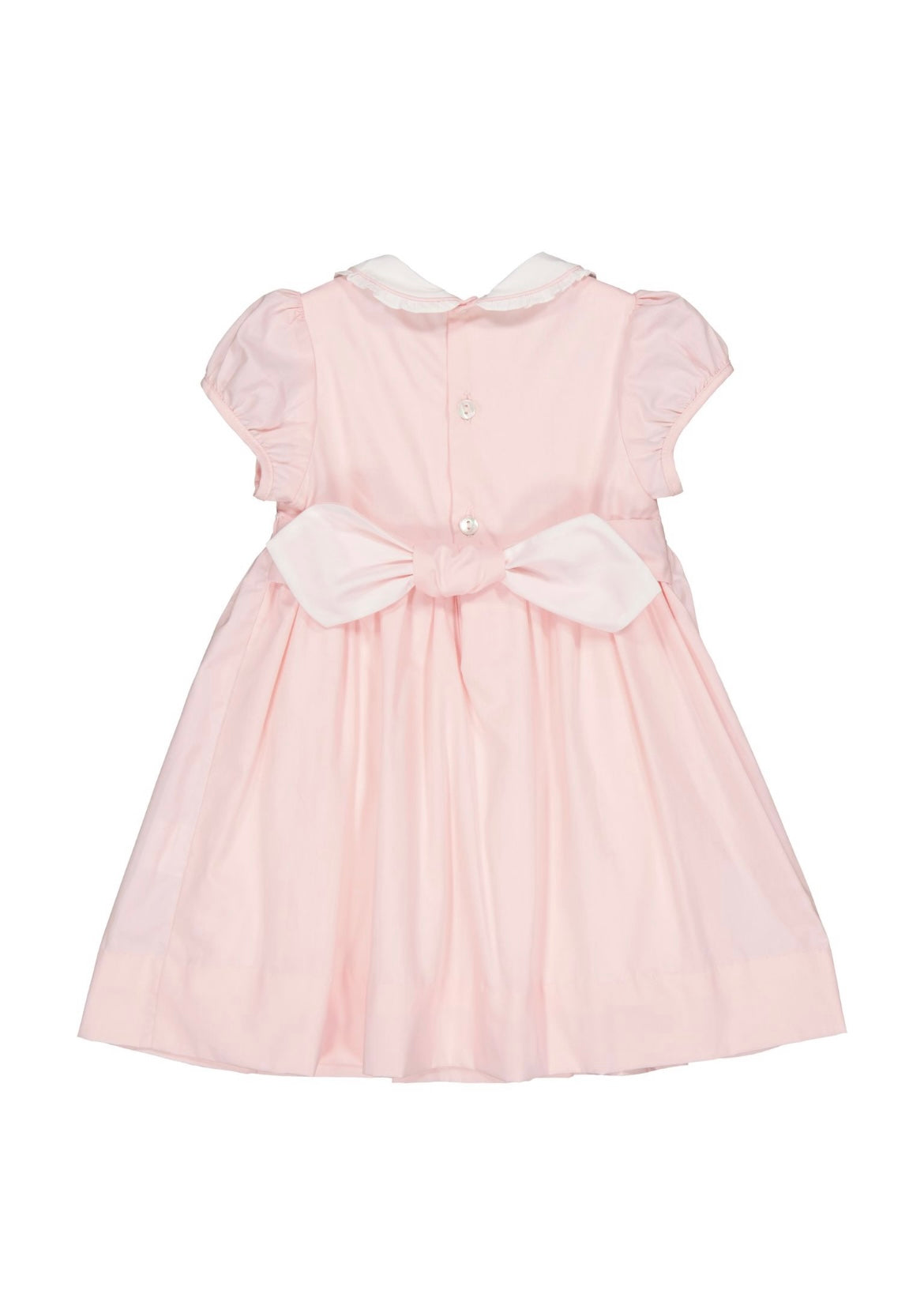 Kidiwi girls ‘Sybelle’ pink smocked dress