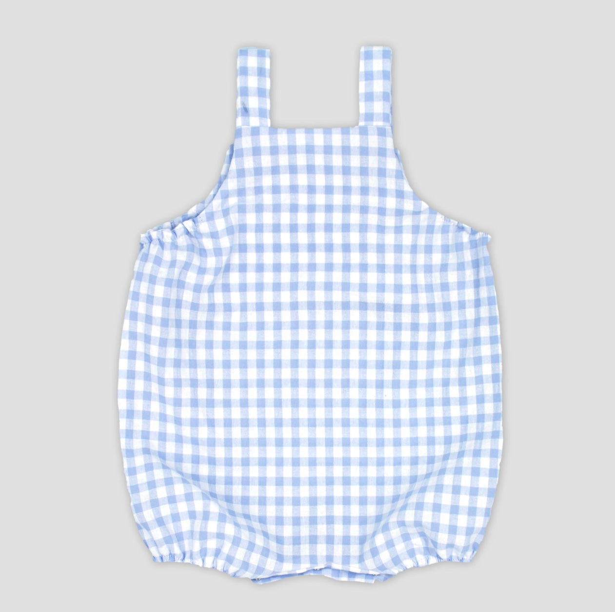 Rapife blue gingham romper