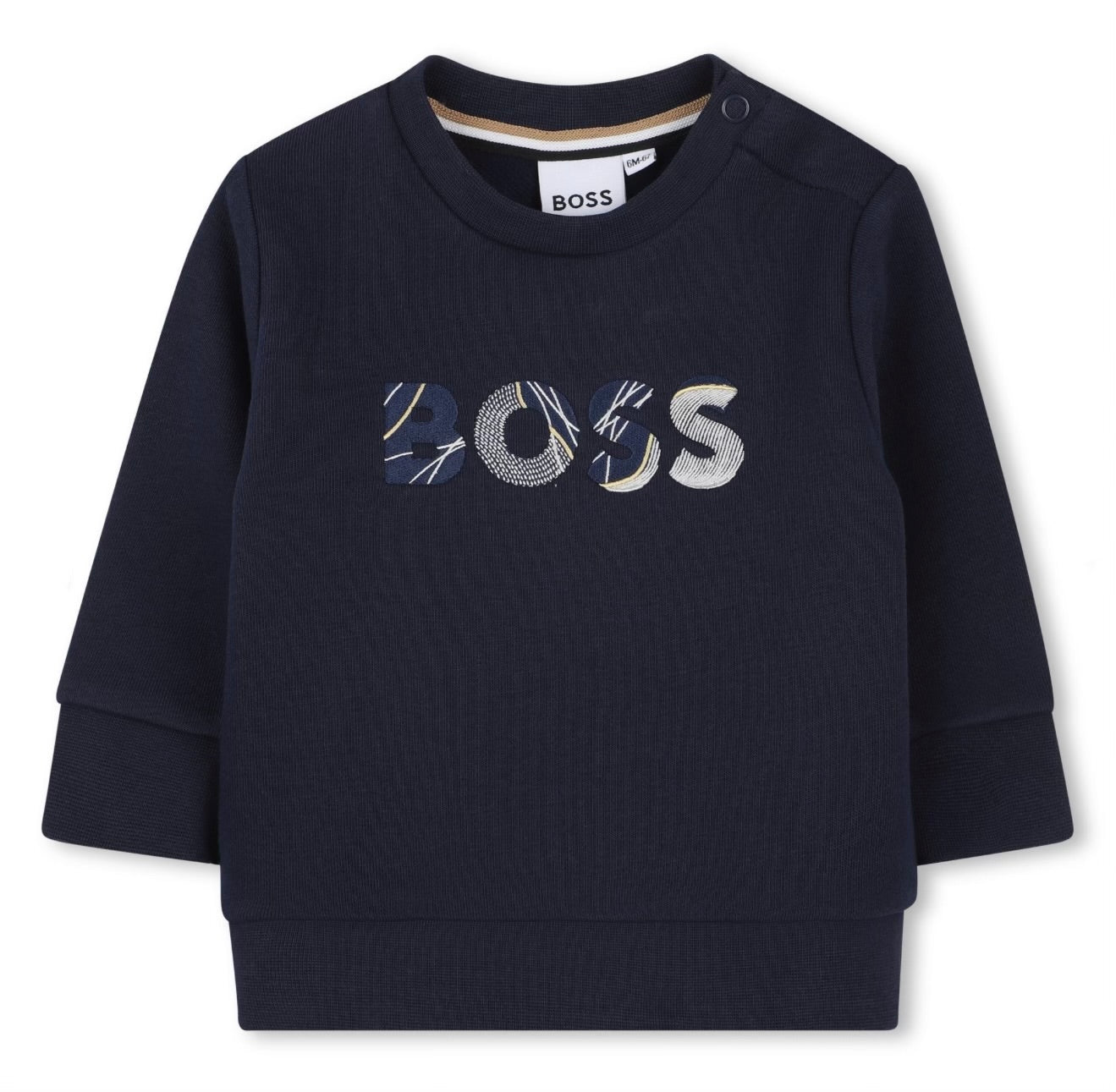 PRE ORDER - Boss navy blue & white logo sweatshirt