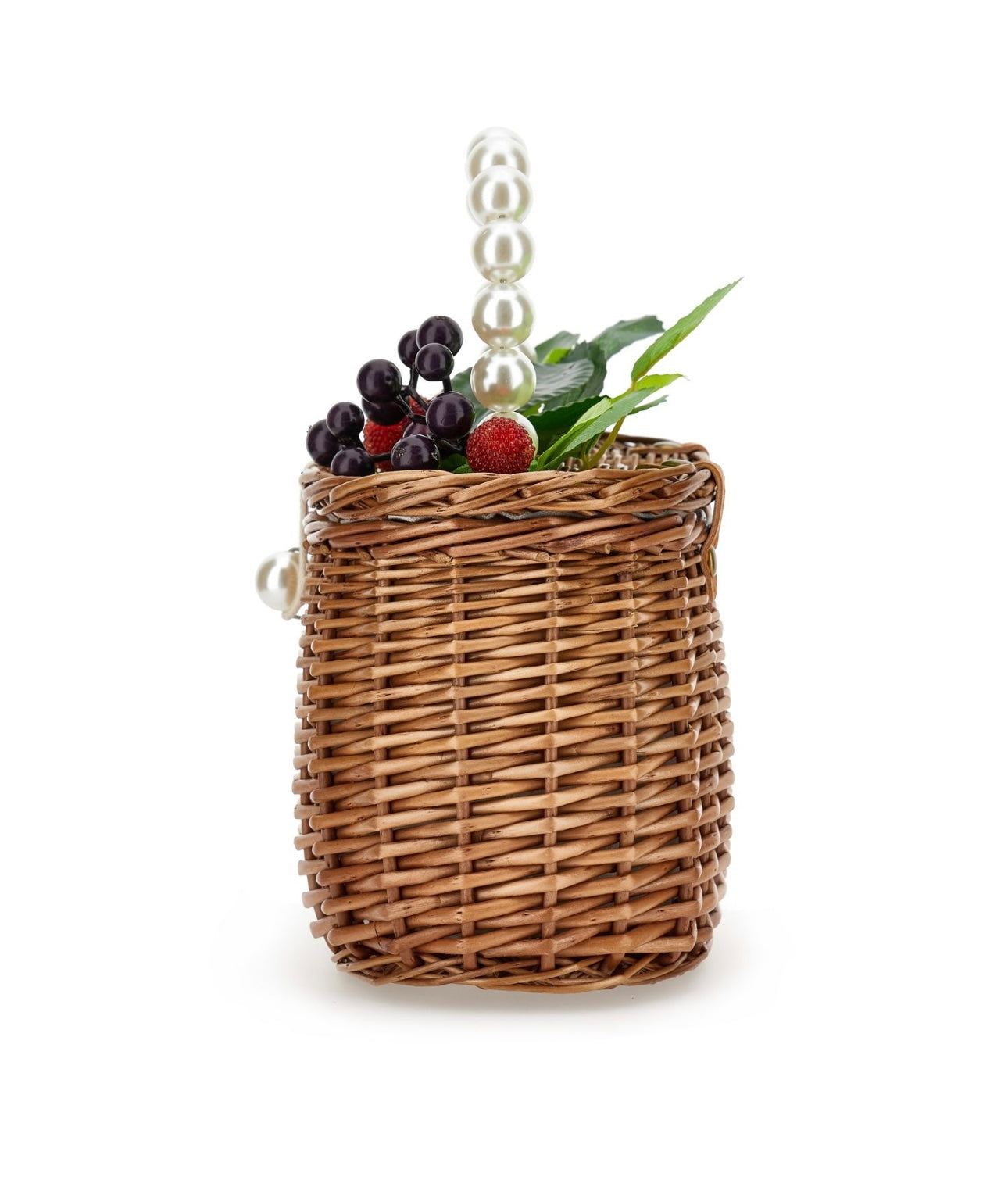 Monnalisa fruity wicker basket bag