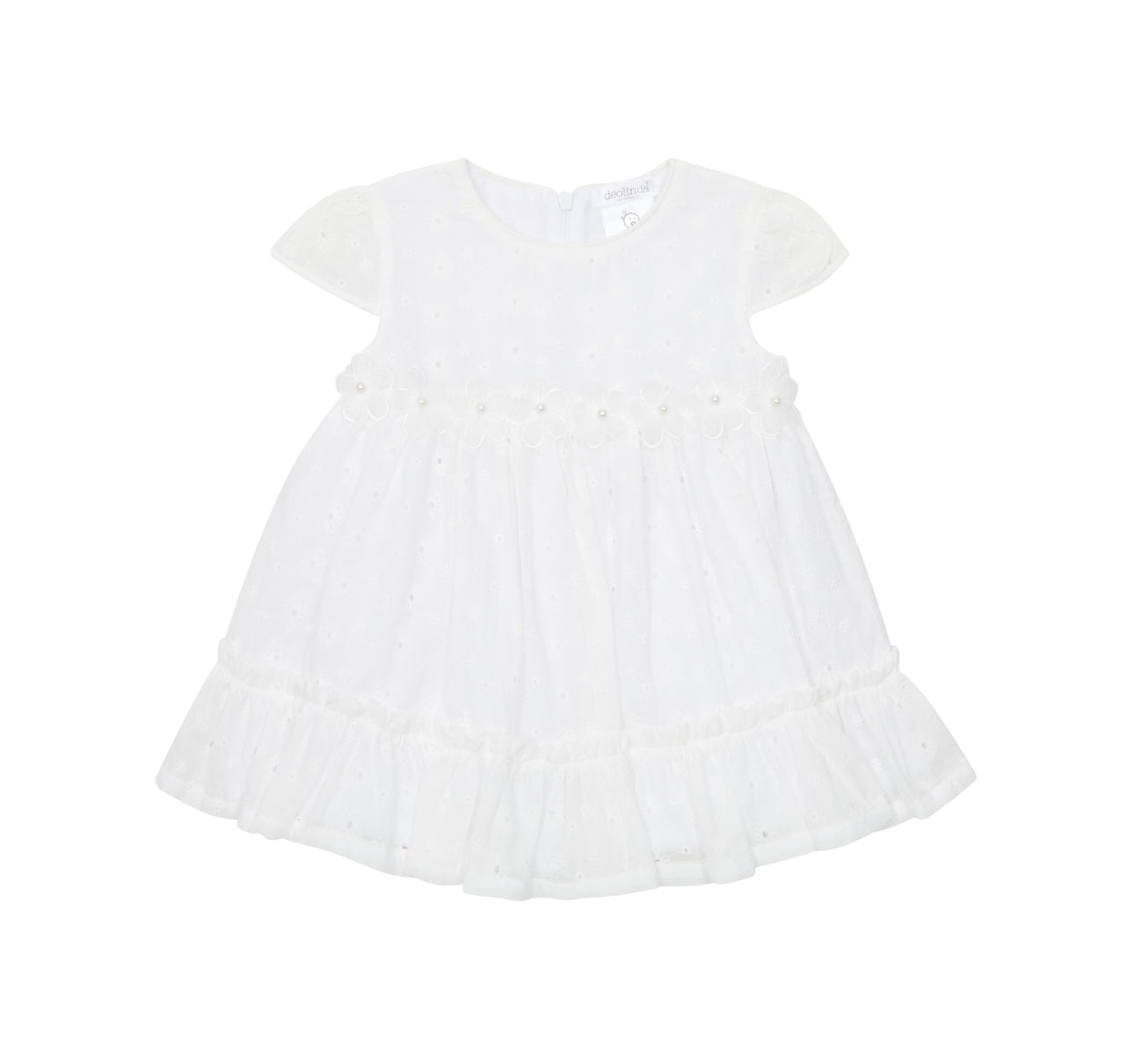 Deolinda girls white daisy dress