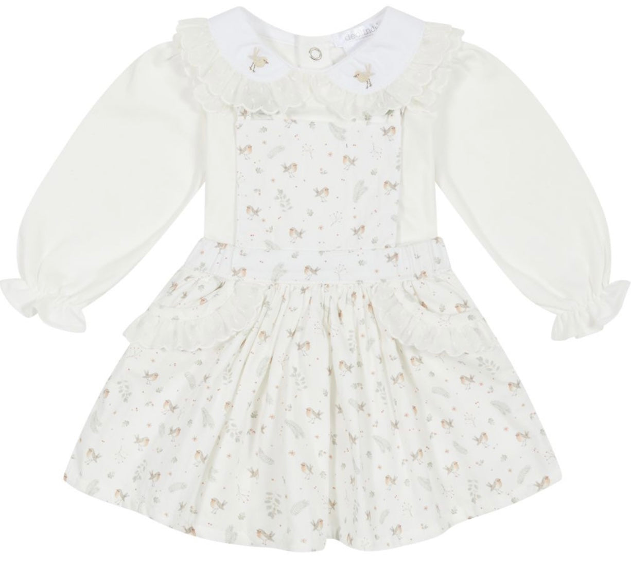 Deolinda biege birdie dress set