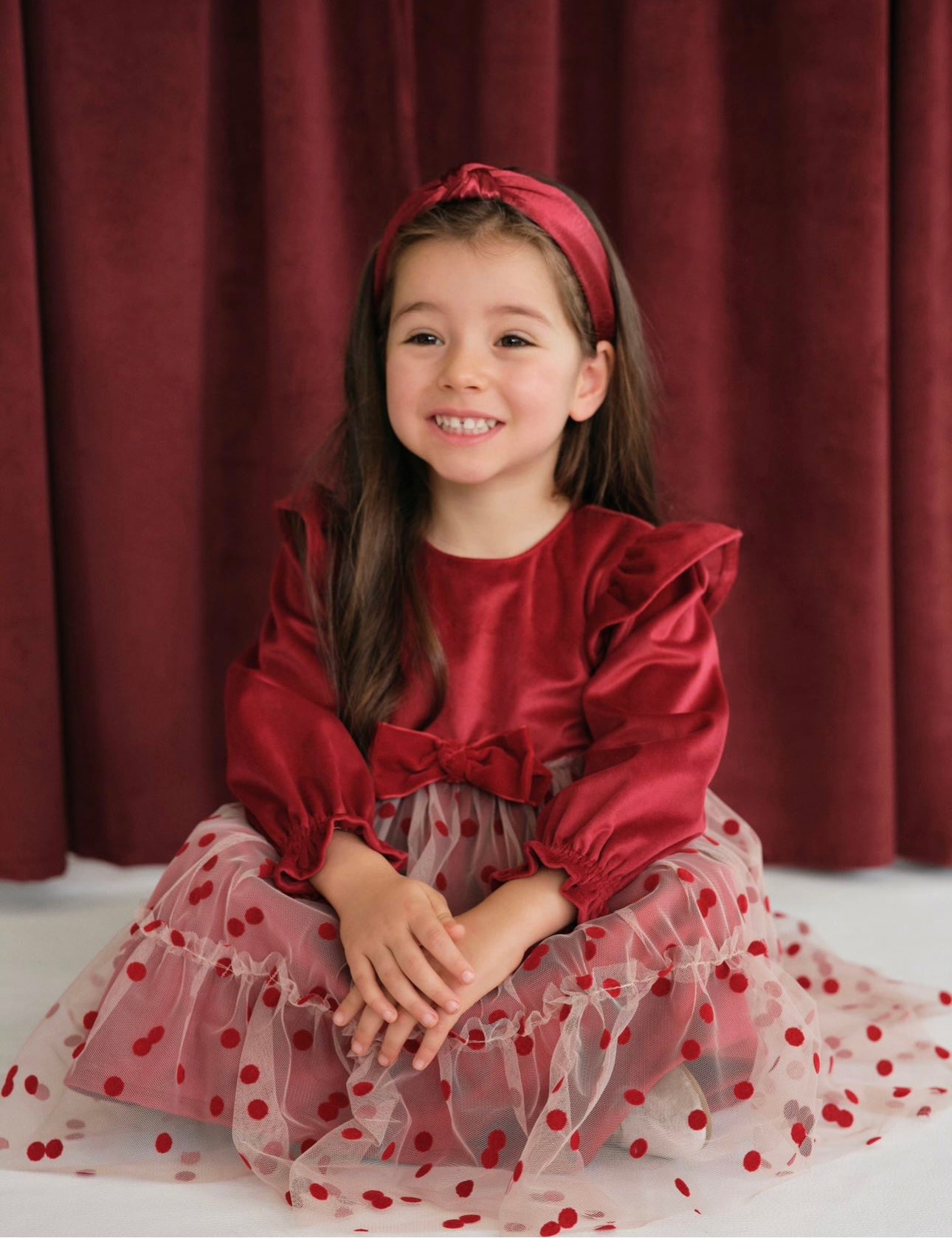 Chic by Deolinda red polka dot dress