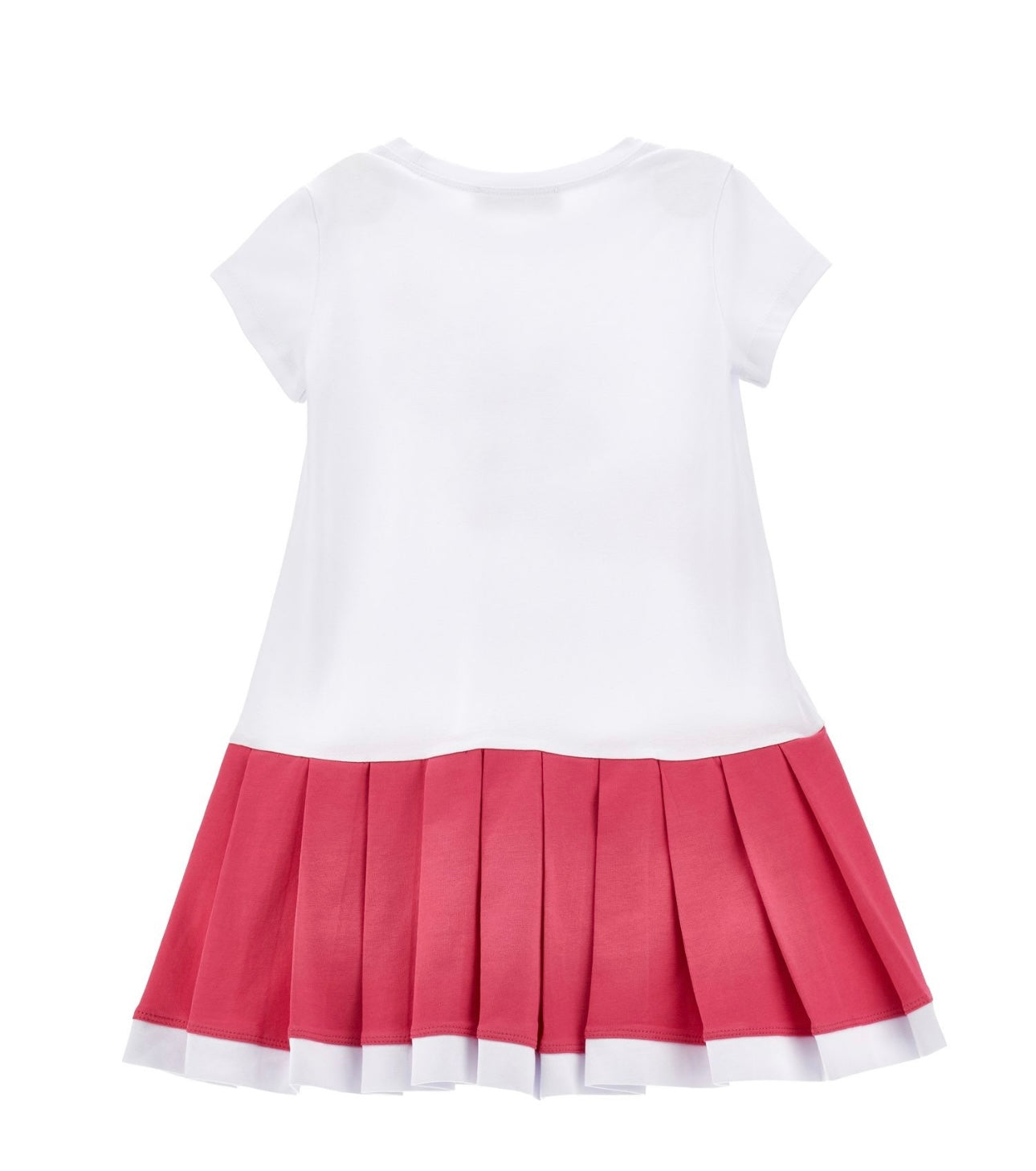 monnalisa pink & white bunny tennis dress
