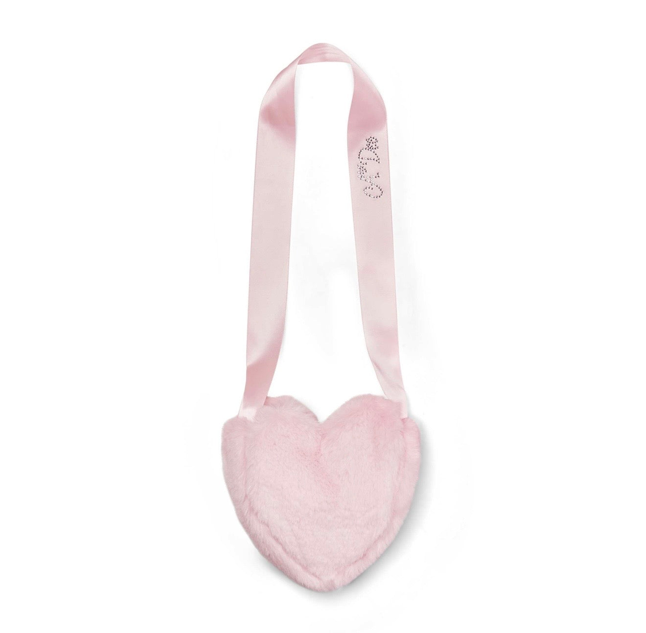 PRE ORDER - Adee Alma pink fur heart bag