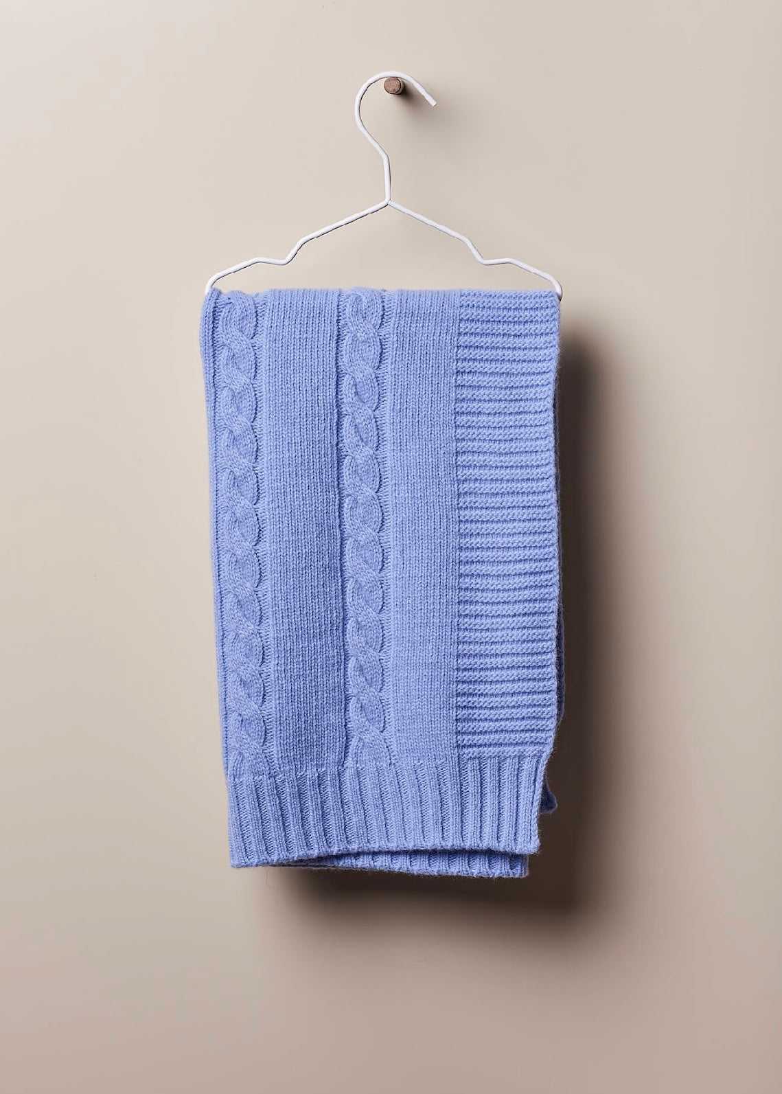Wedoble blue wool blanket