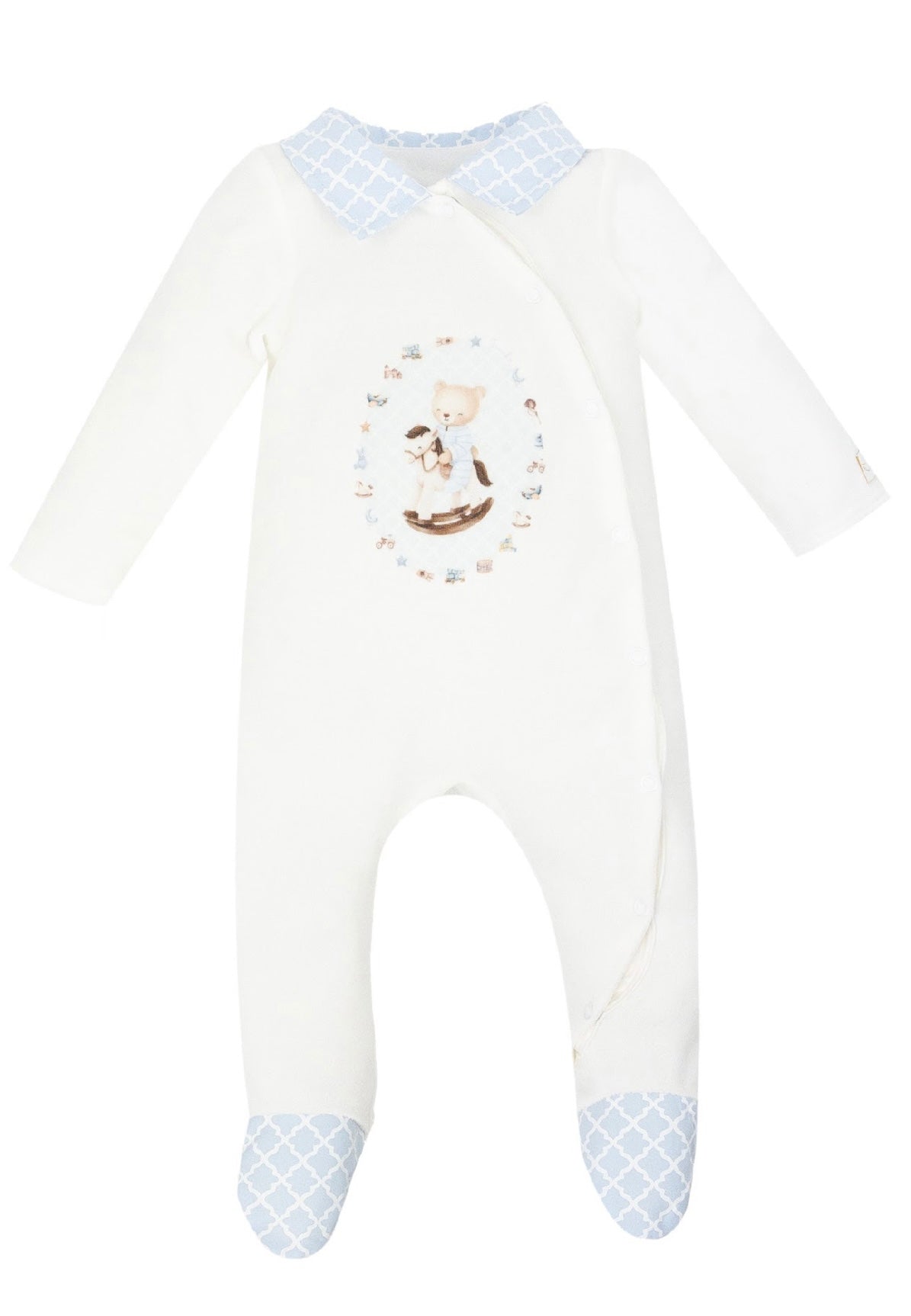 Jamiks baby boys ‘Andretti’ babygrow