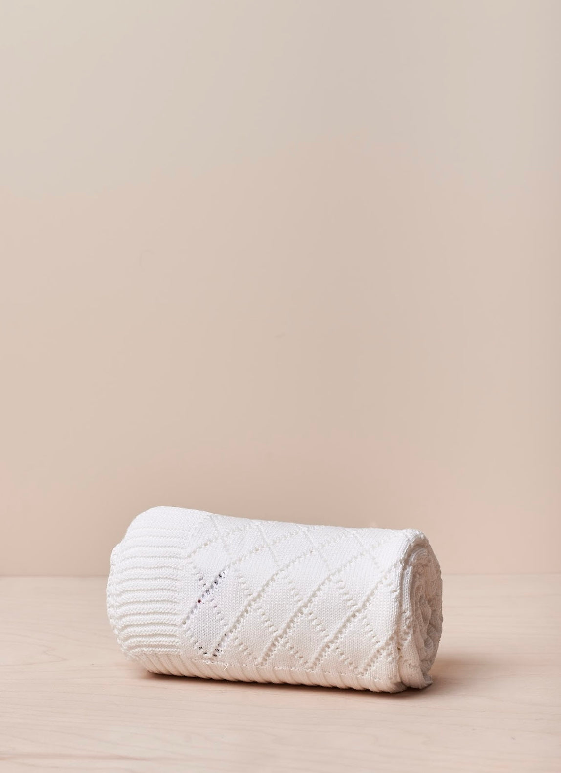 Wedoble white cotton blanket