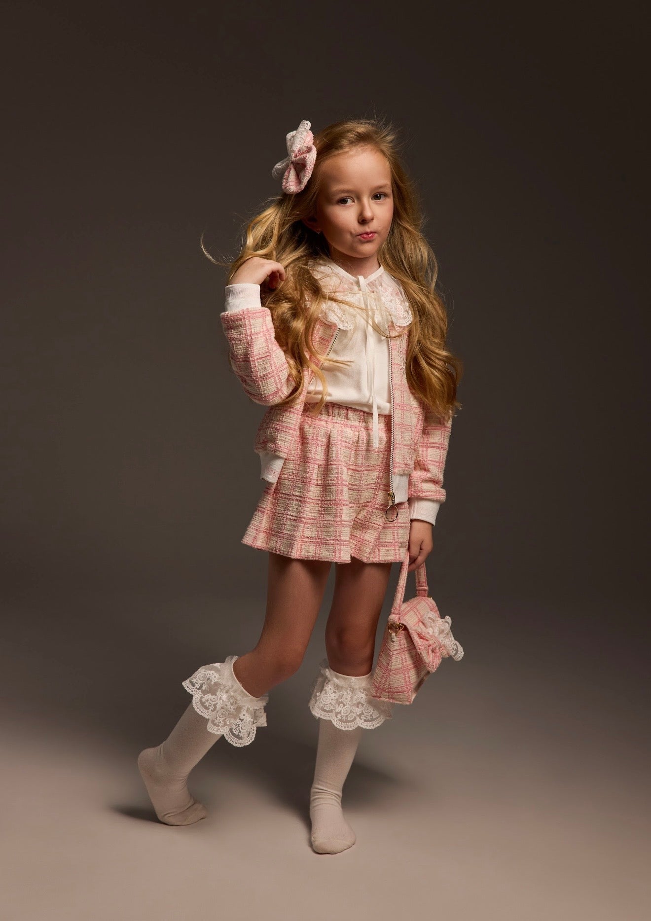 PRE ORDER - Daga ‘Lace & Grace’ lace blouse & short set