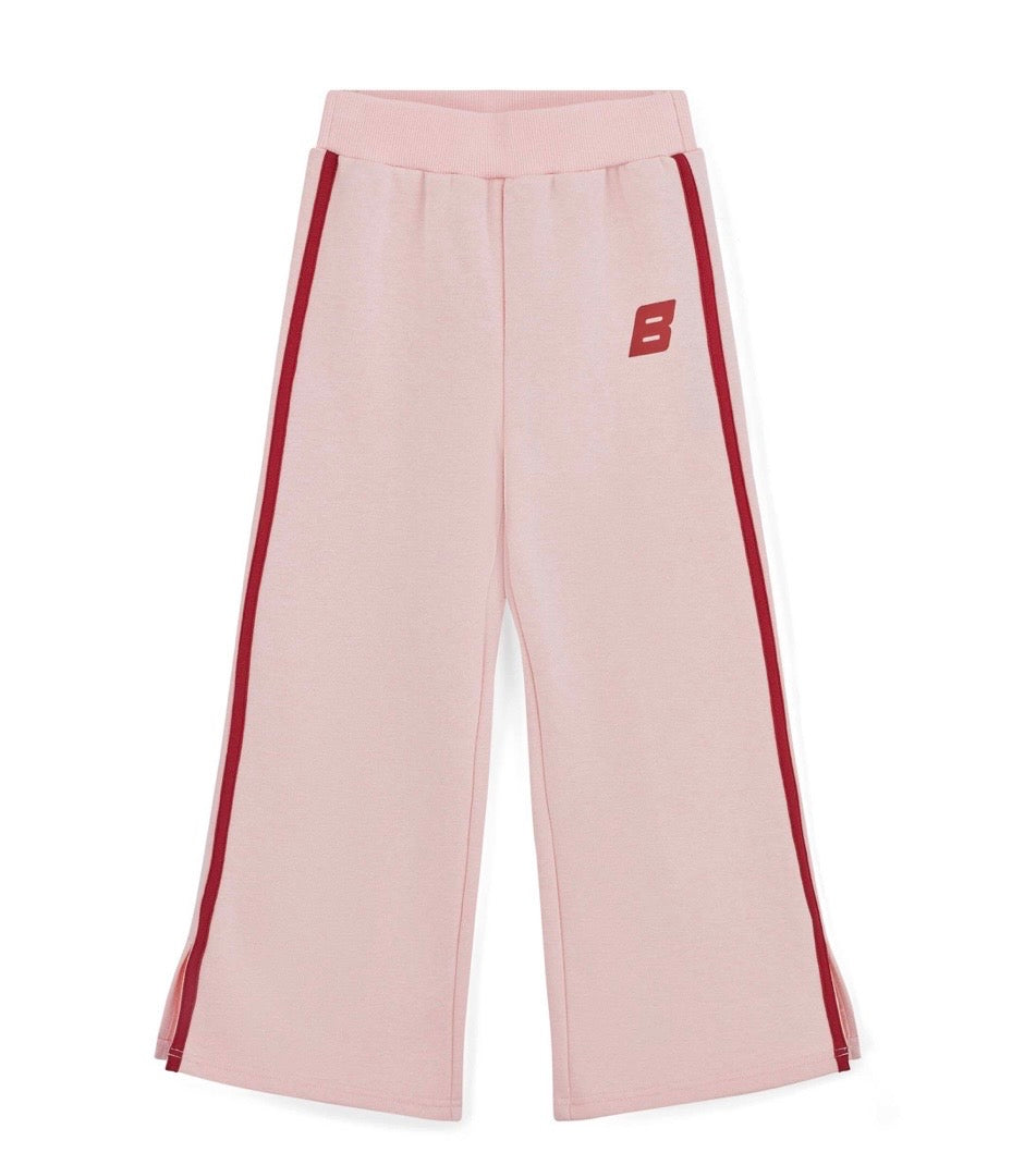 Bonini revive light pink & burgundy tracksuit set