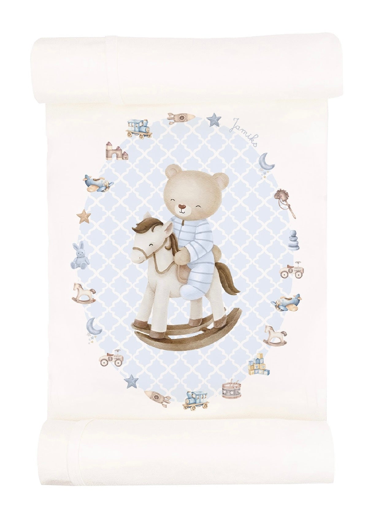 Jamiks baby boys ‘Andretti’ blanket