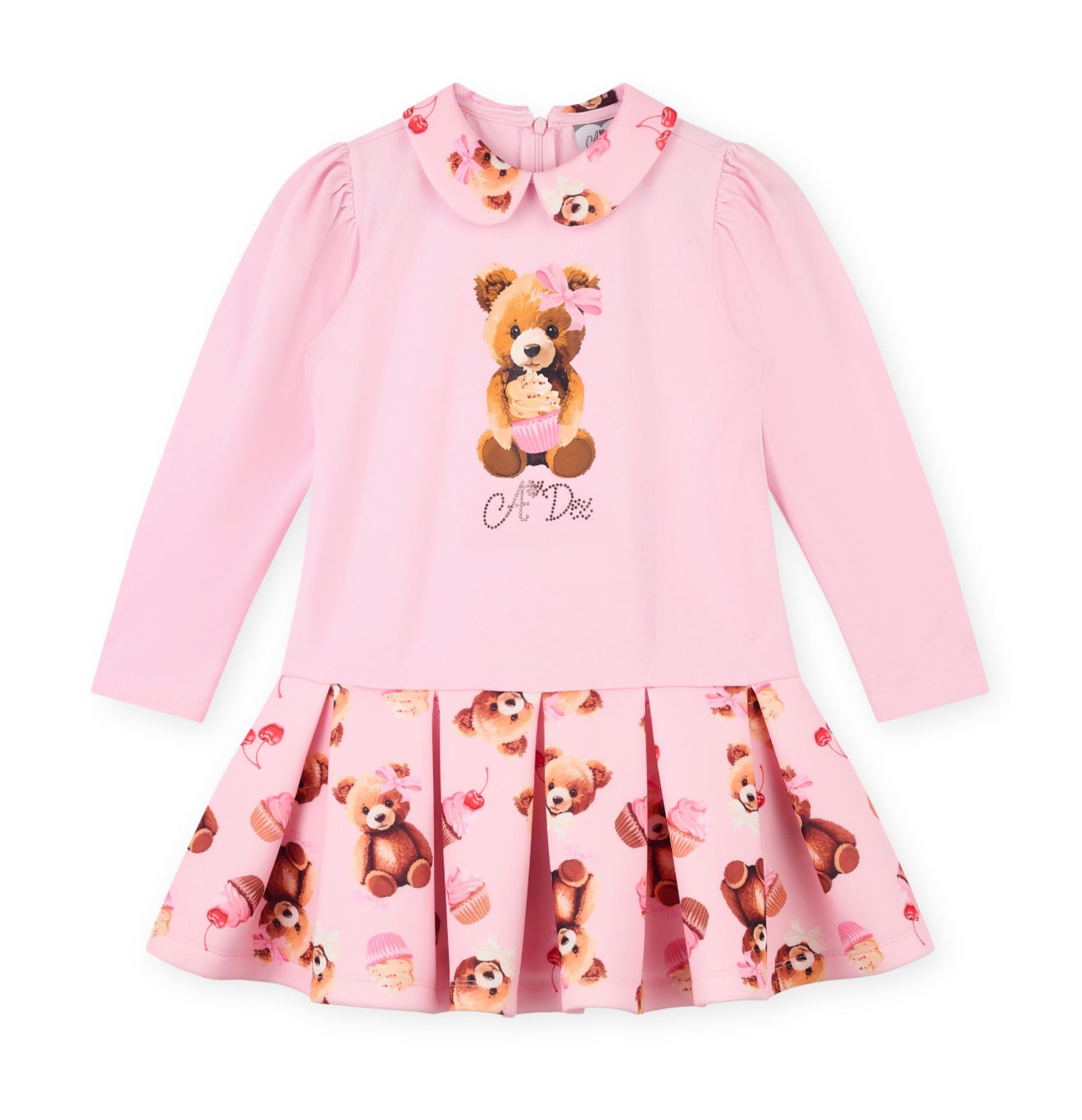 Adee ‘Teddy bear bakery’ bear print dress