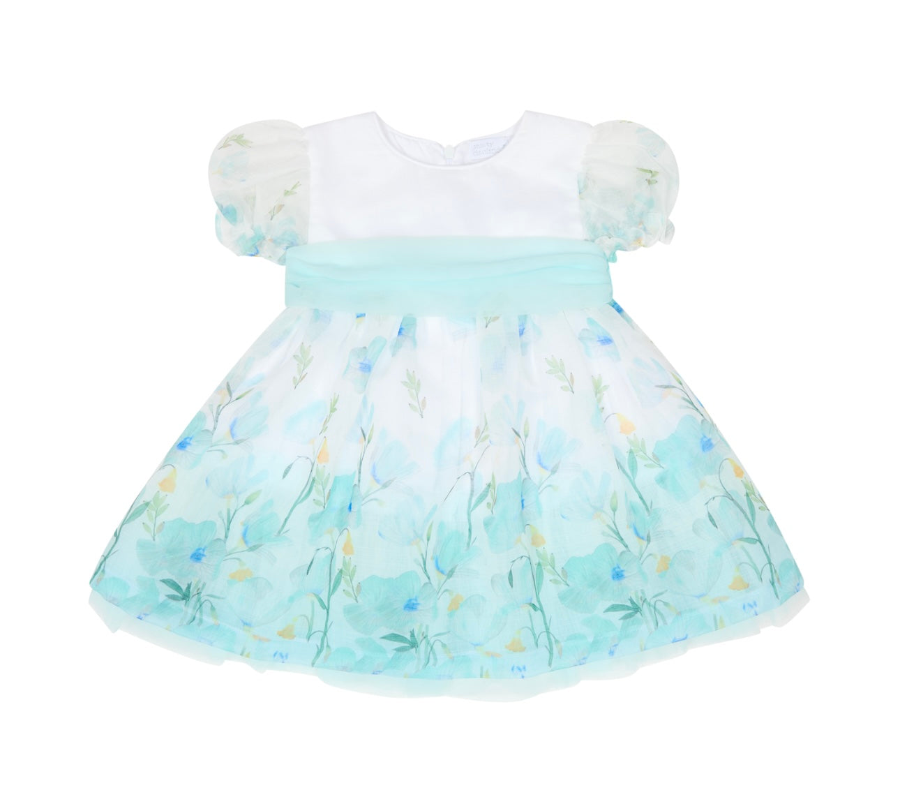 Chic by Deolinda blue floral tulle dress