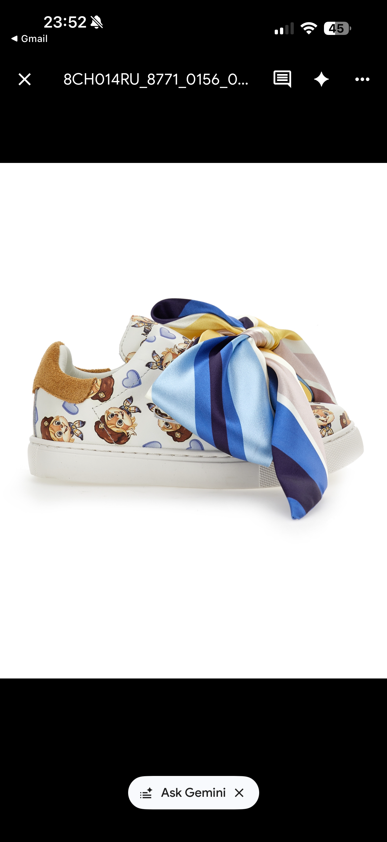 PRE ORDER - monnalisa Daisy Duck trainers