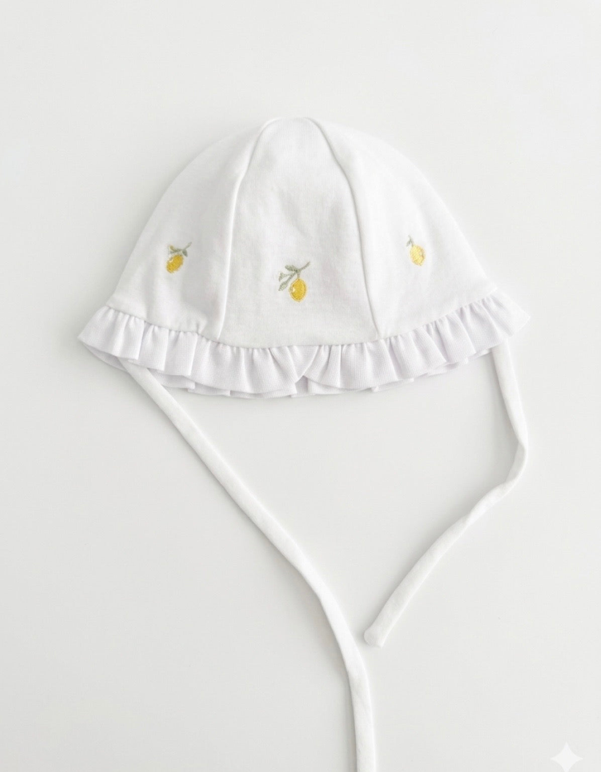 Adriana Mae dolce lemon embroidered sunhat
