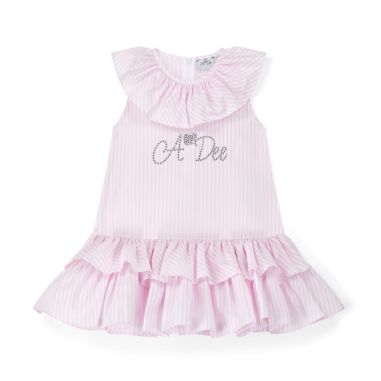 Adee heavenly hydrangea pink seersucker dress
