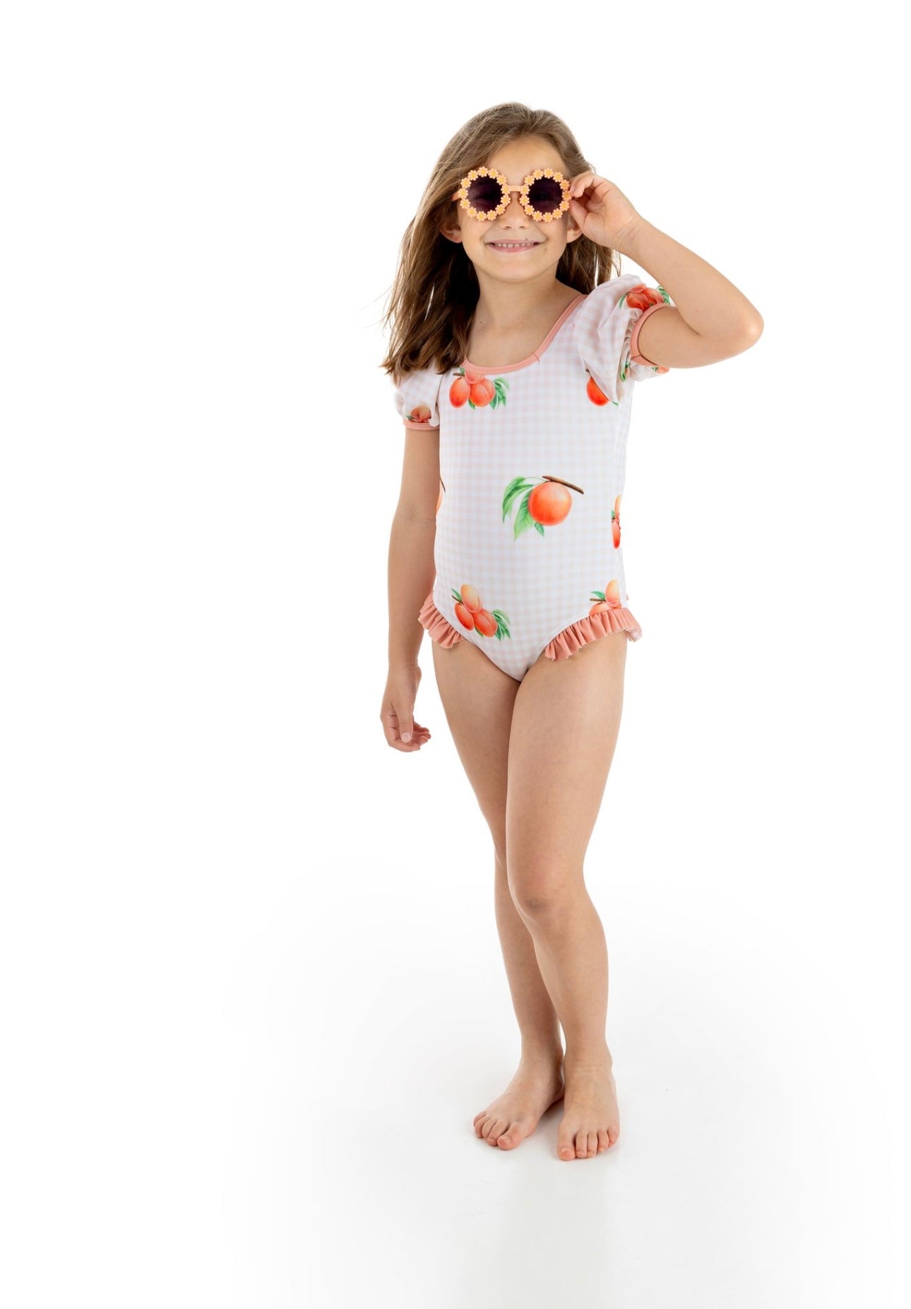 Meia pata girls peaches ‘Atrani’ swimming costume