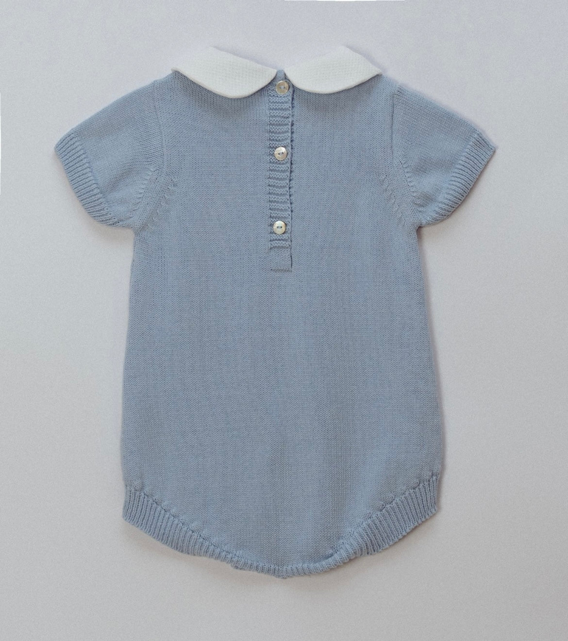 Rigola boys blue knit romper