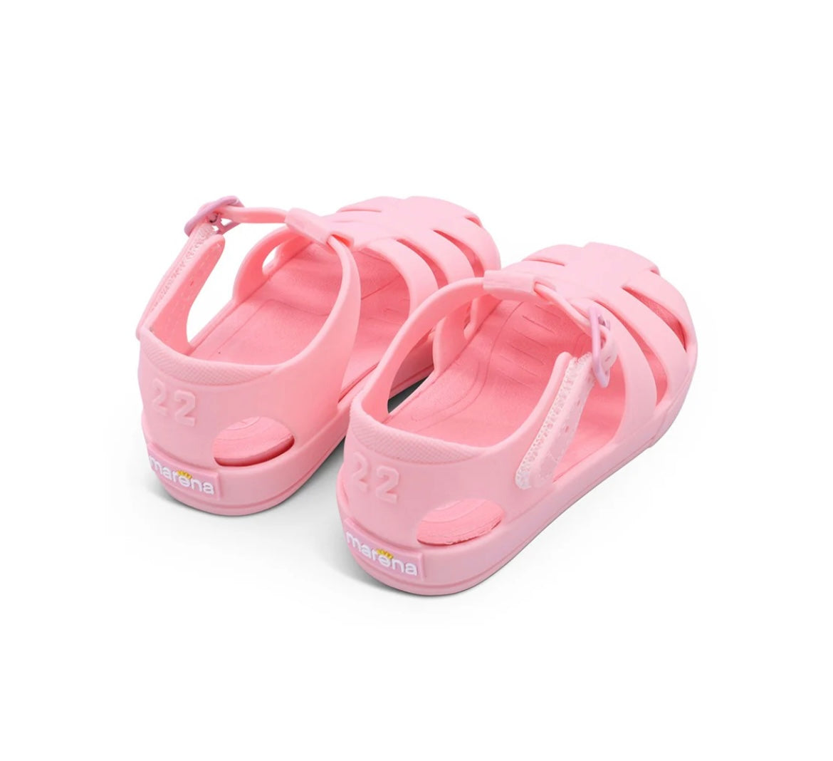 Marena baby pink jelly sandals