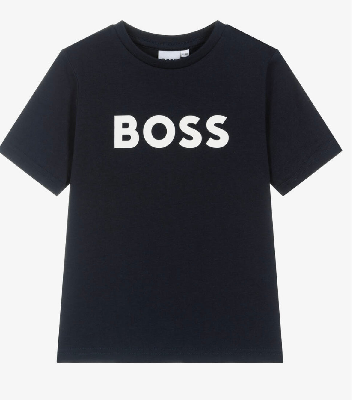 Boss navy & white logo T-shirt