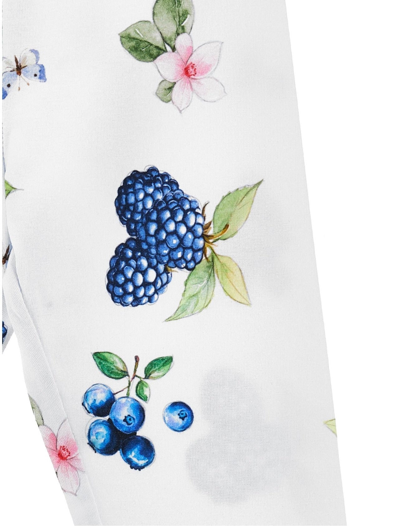 Monnalisa white Alice in wonderland legging set