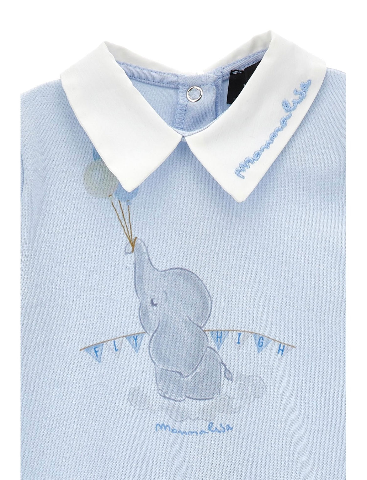 monnalisa blue dumbo babygrow
