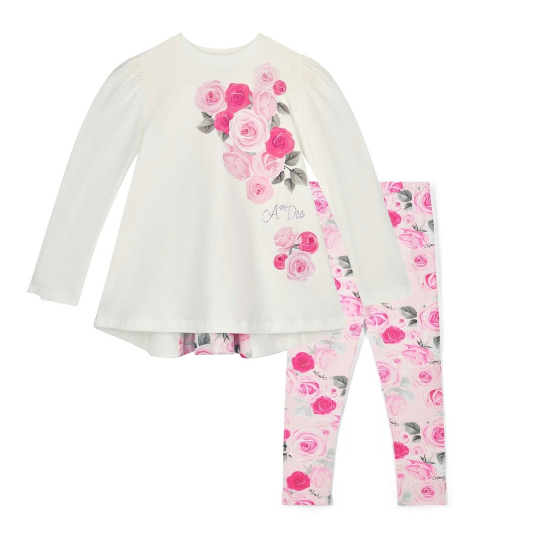 PRE ORDER - Adee Ayla roses legging set