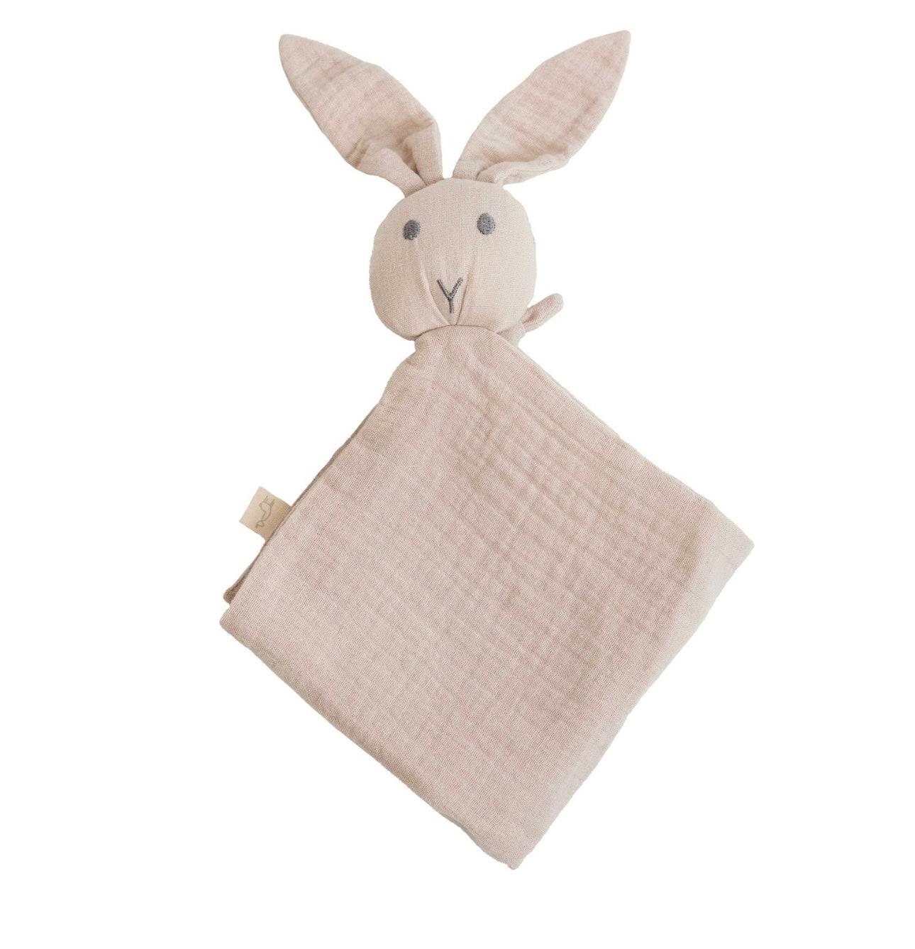 Baby Gi beige muslin bunny soother