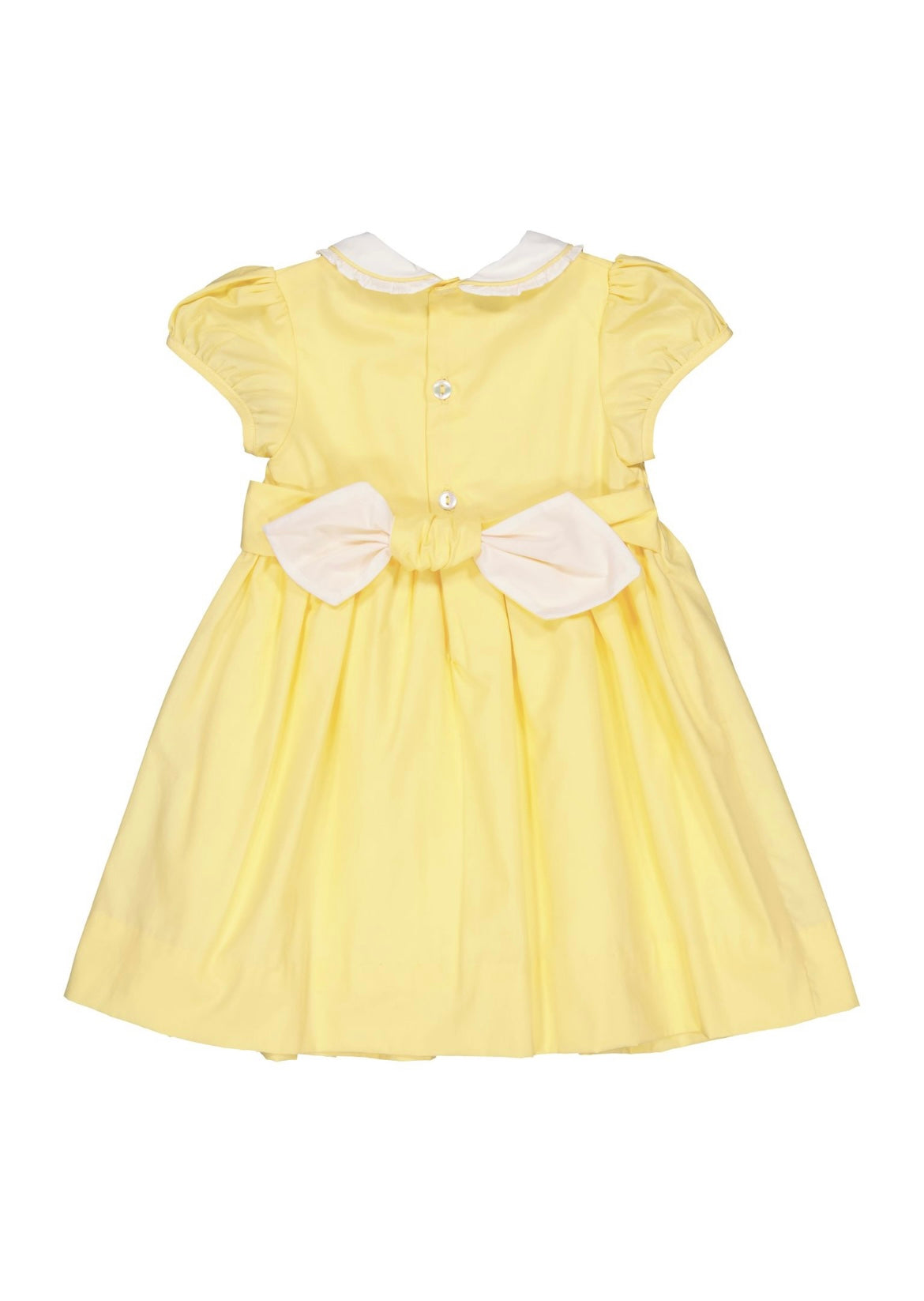 Kidiwi ‘Sybelle’ yellow smocked dress