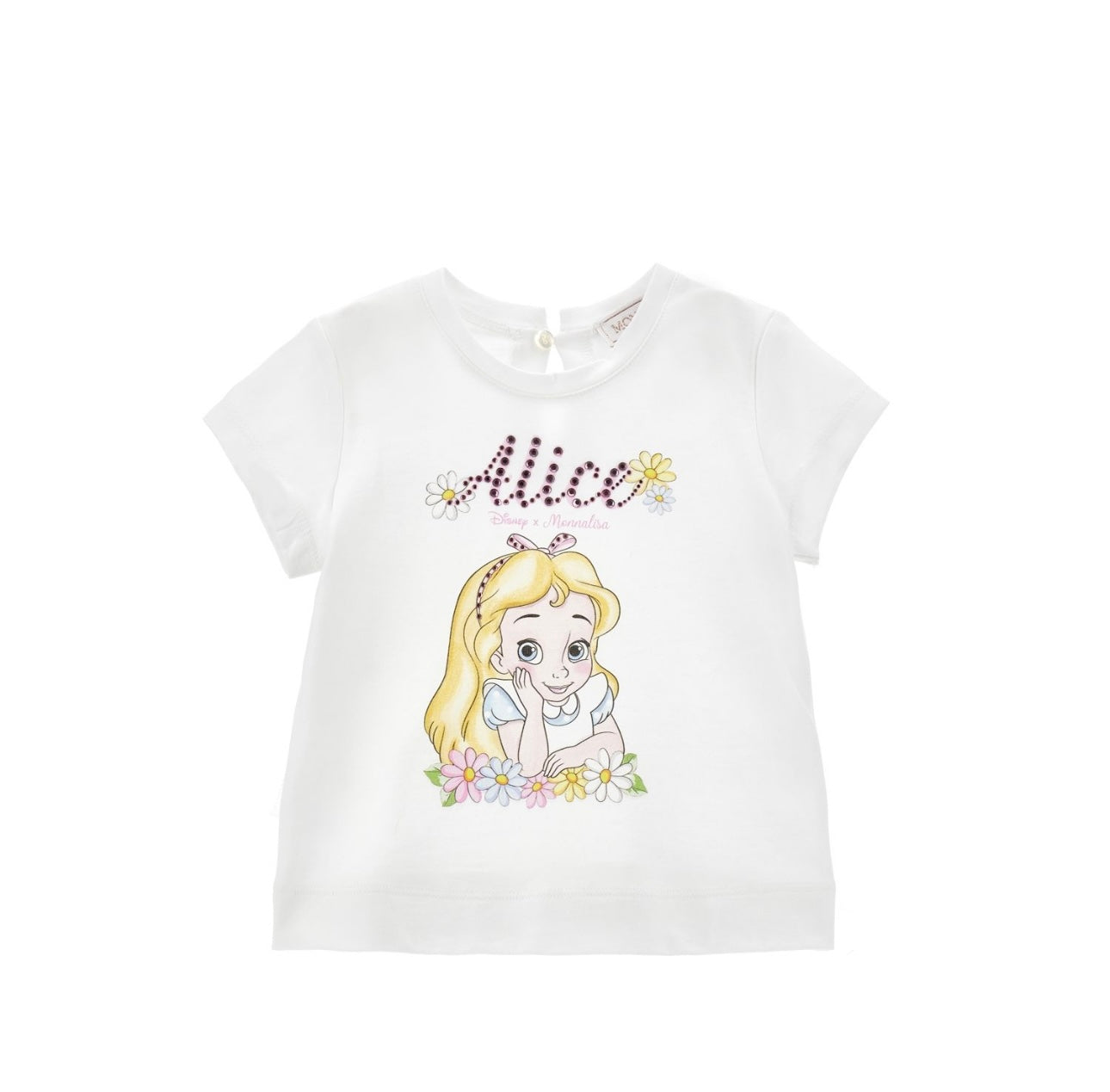 Monnalisa pink Alice in wonderland skirt set