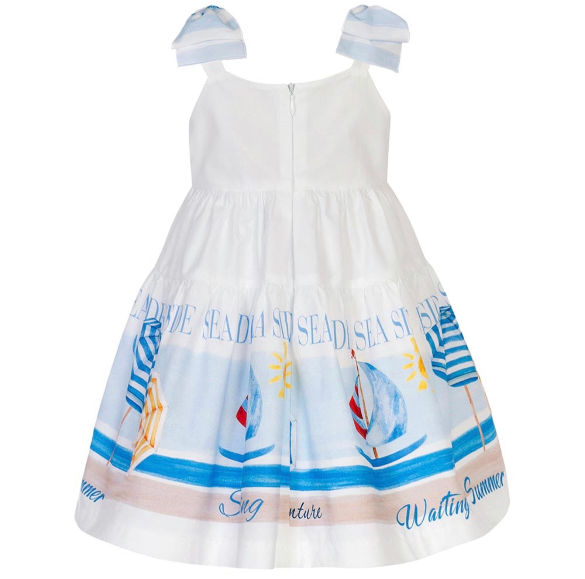 Ballon chic girls summer ocean adventure dress