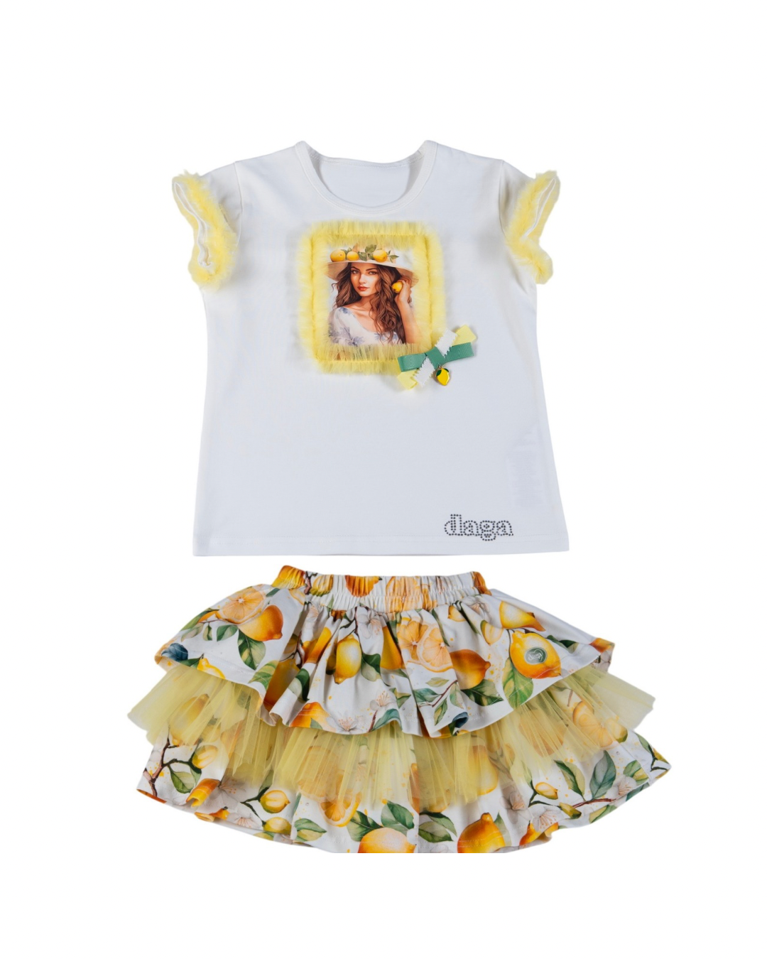Daga sunny lemons skirt set