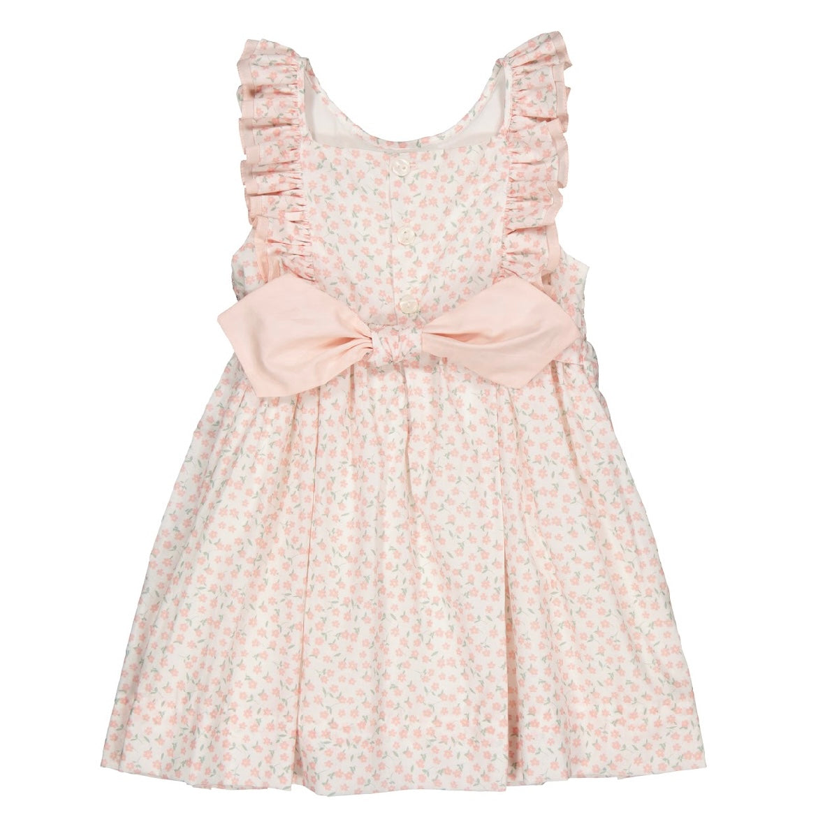 Kidiwi pink floral ‘Melina’ smocked dress