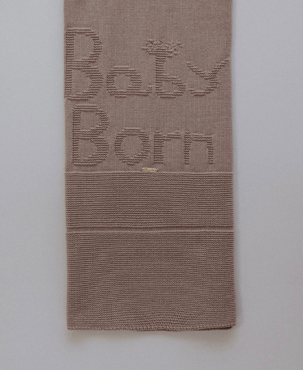 Rigola beige knit blanket