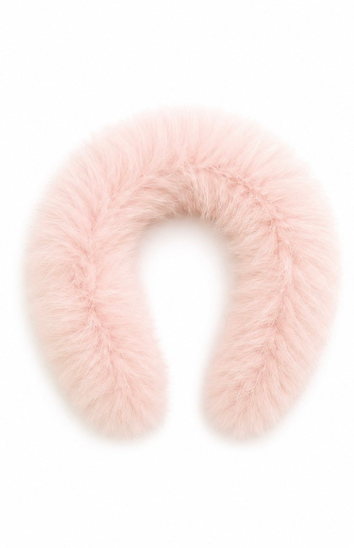 Bimbalo pink fur headband