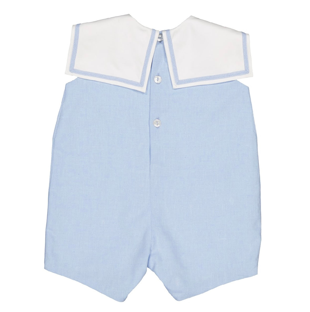 Kidiwi blue & white cotton sailor ‘constantin’ cotton romper